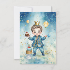 Royal Prince Birthday Joy Card Karte