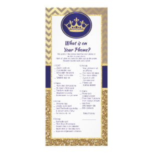 Royal Prince Was auf Ihrem Handy gespielt wird Werbekarte