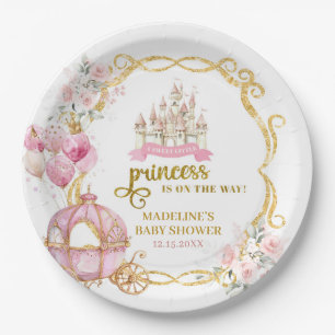 Royal Princess Baby Shower Paper Plate Pappteller