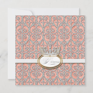 Royal Princess Crown Baby Girl Geburtserklärung Ankündigung