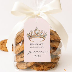 Royal Princess Crown Girl Birthday Party Geschenkanhänger