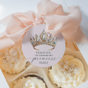 Royal Princess Crown Girl Birthday Party Geschenkanhänger