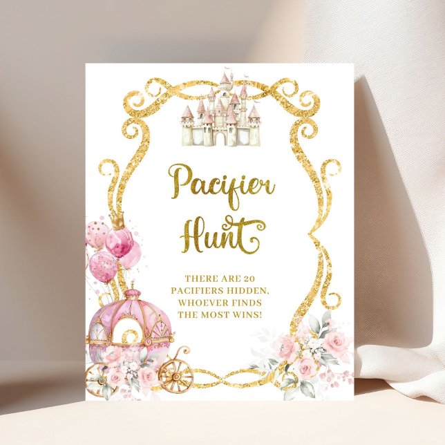 Royal Princess Pink Carriage Schnuller Hunt Poster (Von Creator hochgeladen)