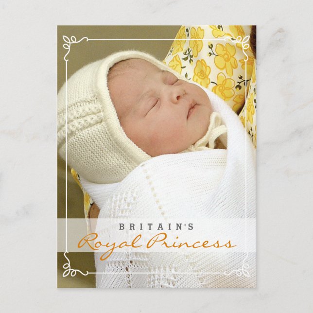 Royal Princess - William & Kate Postkarte (Vorderseite)