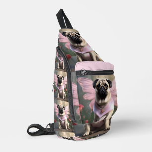 Royal Pug: Die Prinzessin-Feenkönigin der verzaube Crossbody Bag