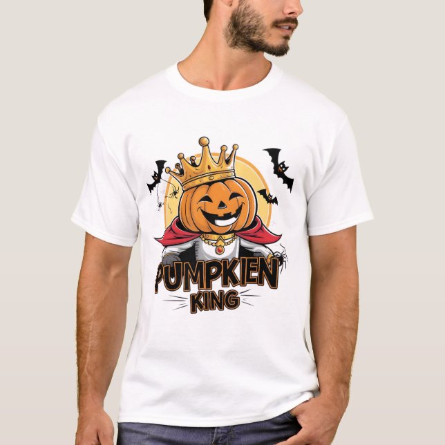 Royal Pumpkin mit einer spielerischen Drehung T-Shirt (Vorderseite)