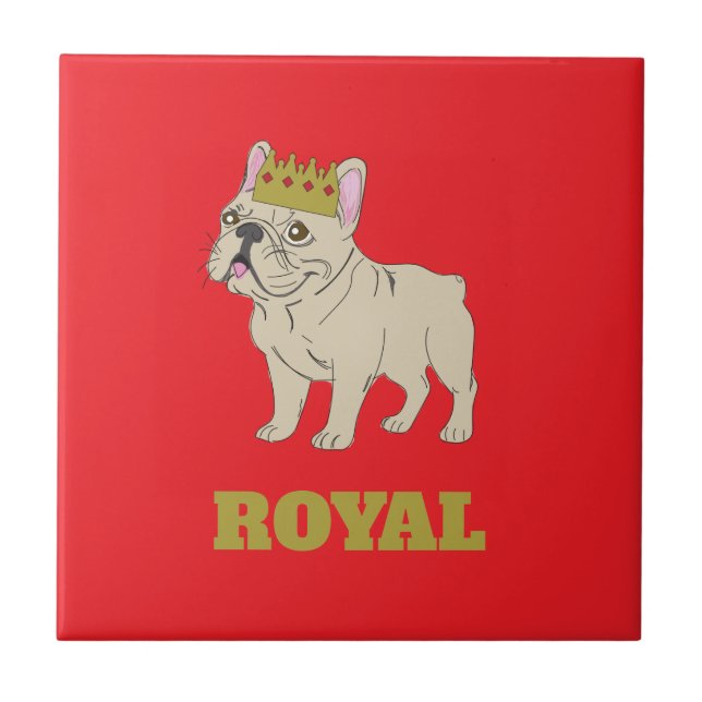 Royal Pup Fliese (Vorderseite)