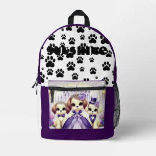 Royal Puppy Fairytale - Ein Traum der Prinzessin Bedruckter Rucksack