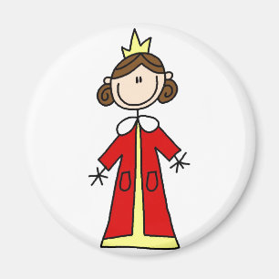 Royal Queen Strichmännchen Magnet