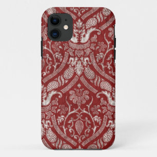 Royal Red Damask Case-Mate iPhone Hülle