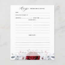 Royal Red White Silver Metallic Brautparty