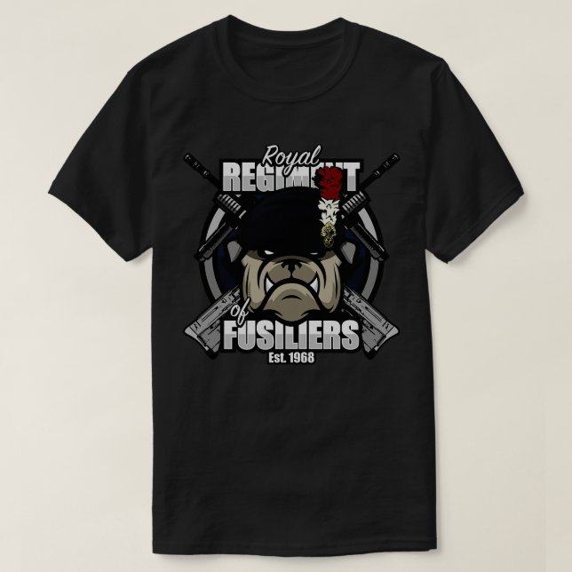 Royal Regiment of Fusiliers 3 T-Shirt (Design vorne)