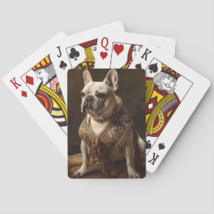 Royal Rembrandt Style French Bulldog Playing Cards Spielkarten