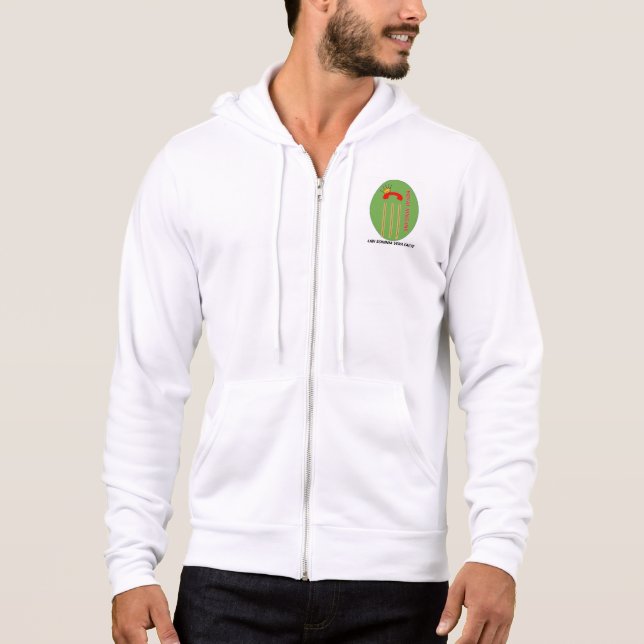 Royal Ringins Board Member Hoody (grüne Schrift) (Vorderseite)