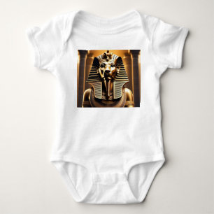**"Royal Roar: The Golden Pharaoh Lion"*** Baby Strampler