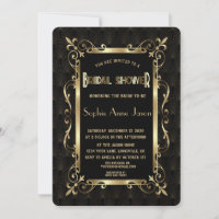 Royal Roaring 20er Jahre Gold Art Deco Brautparty