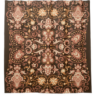 Royal rosa Abstrakte Marmorstruktur Duschvorhang