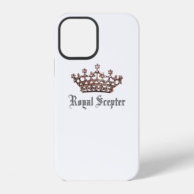 "Royal Scepter" Tiara iPhone Hülle (Rückseite)