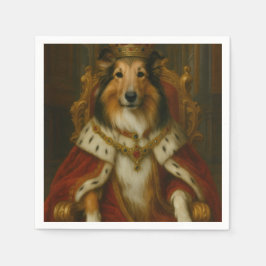 Royal Sheltie Serviette