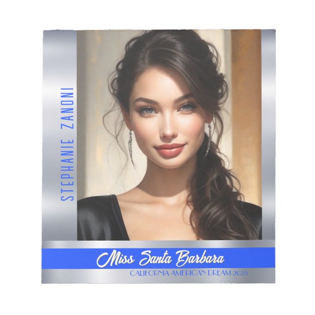 Royal Shine Pageant Titleholder Notepad Notizblock (Vorderseite)