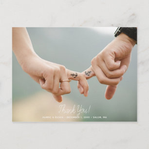 Royal Skull Danke Wedding Postkarte