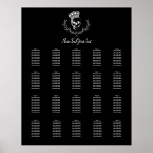 Royal Skull Empfang Seekarte Poster