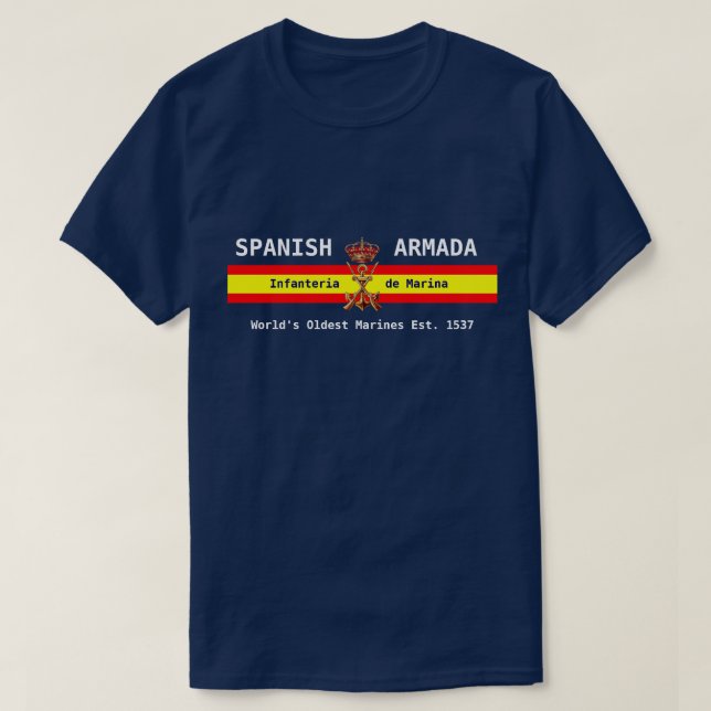 Royal Spanish Marines Motto T-Shirt (Design vorne)