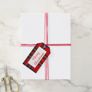Royal Stewart Christmas Kariert PERSONALIZE H Geschenkanhänger