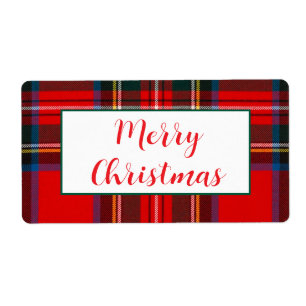 Royal Stewart Christmas Kariert PERSONALIZE Rotes 