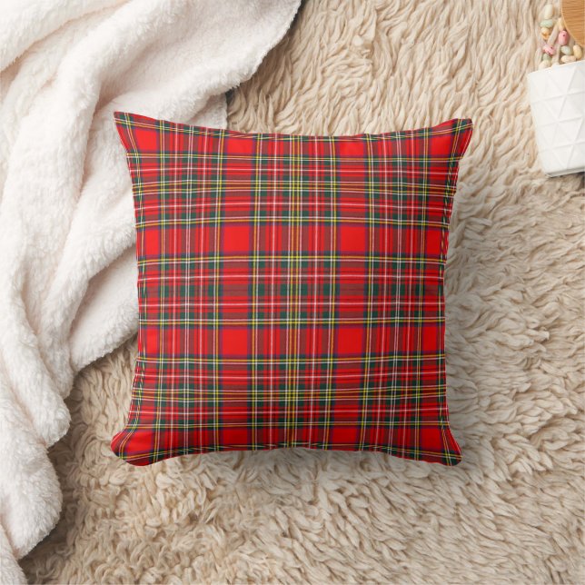 Royal Stewart Clan Tartan Kariert Kissen (Decke)