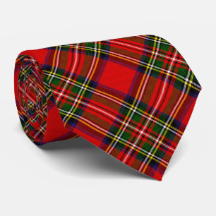 Royal Stewart Clan Tartan Kariert Krawatte
