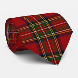 Royal Stewart Clan Tartan Kariert Krawatte