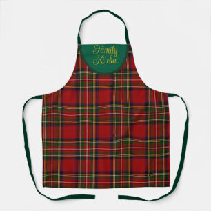 Royal Stewart Clan Tartan Kariert Personalisiert Schürze