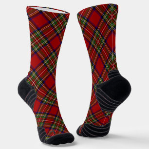 Royal Stewart Clan Tartan Karierte Muster Socken