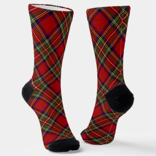 Royal Stewart Clan Tartan Karierte Muster Socken