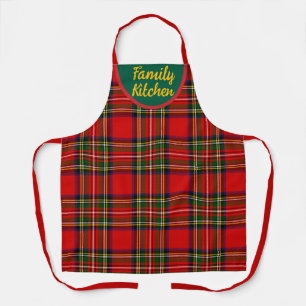 Royal Stewart Clan Tartan Karierte Personalisierte Schürze