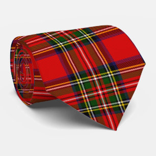 Royal Stewart Clan Tartan Karo  Krawatte