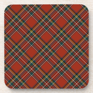 Royal Stewart Classic Red Scottish Tartan Getränkeuntersetzer