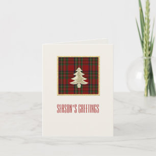 Royal Stewart Kariert Holiday Greeting Card Feiertagskarte