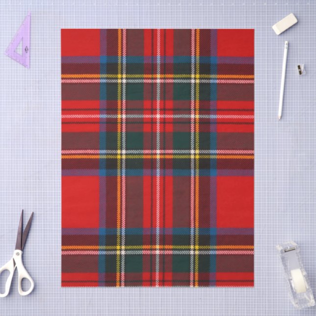 Royal Stewart Red Plaid Seidenpapier (Basteln)