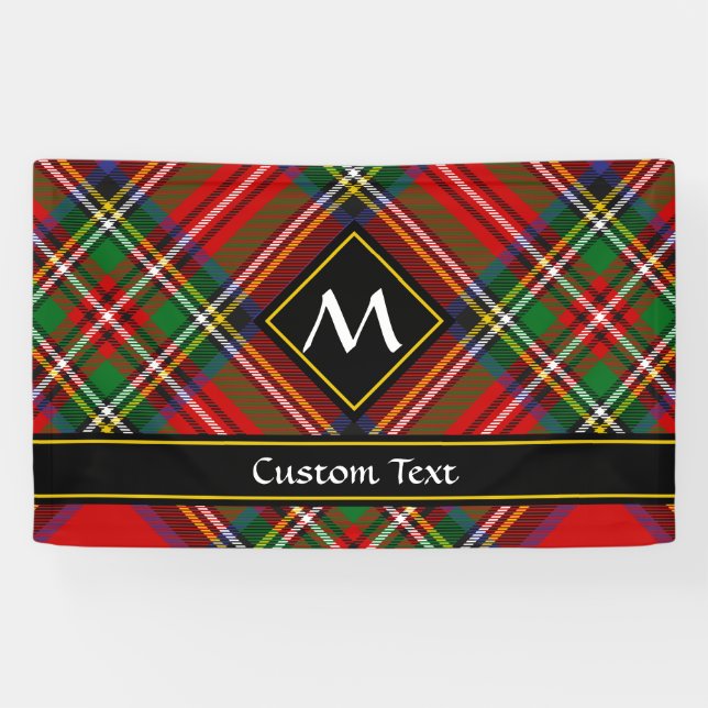 Royal Stewart Tartan Banner (Horizontal)