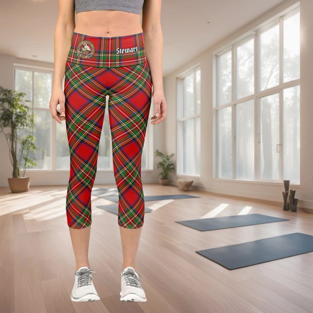 Royal Stewart Tartan Capri Leggings (Von Creator hochgeladen)