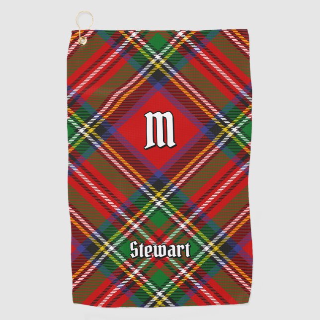 Royal Stewart Tartan Golfhandtuch (Vorderseite)