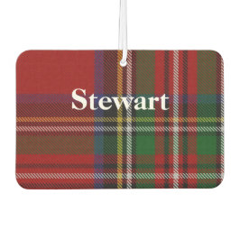 Royal Stewart Tartan Kariert Air Freshener Autolufterfrischer