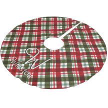 Royal Stewart Tartan Kariert Monogram