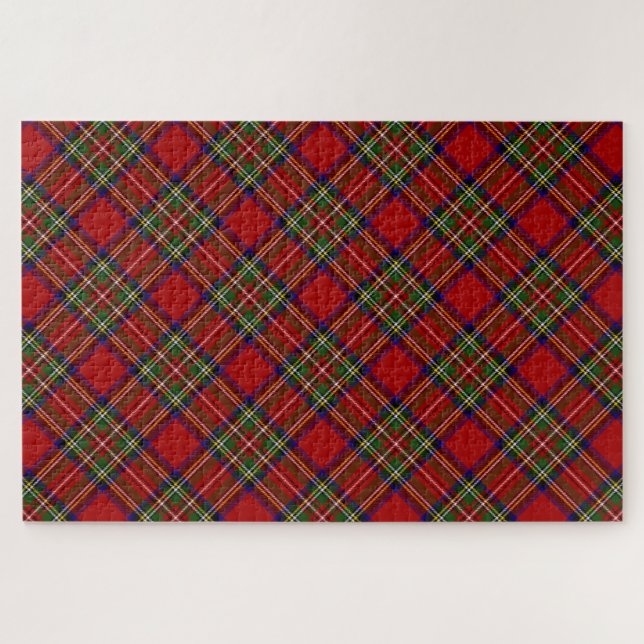 Royal Stewart Tartan Kariert Pattern Puzzle (Horizontal)
