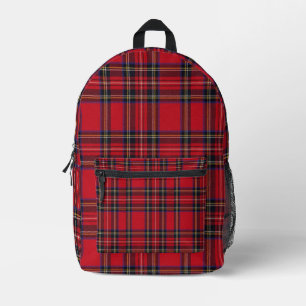 Royal Stewart tartan kariert Print Cut Sew Bag Bedruckter Rucksack