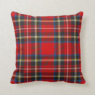 Royal Stewart Tartan Kariertes schottisches Muster Kissen