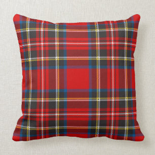 Royal Stewart Tartan Kariertes schottisches Muster Kissen