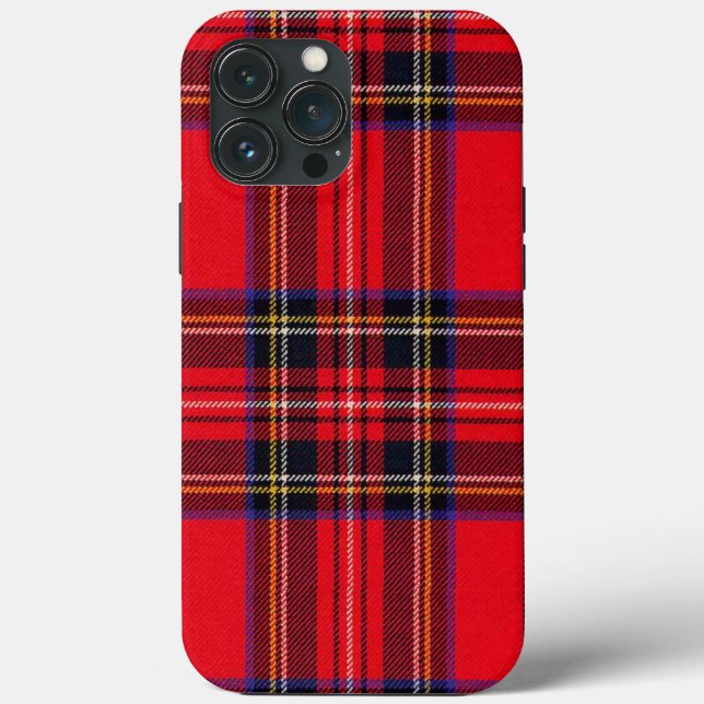 Royal Stewart tartan Red kariert Case-Mate iPhone Hülle (Rückseite)